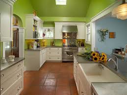 light green kitchen walls with white