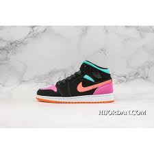 B90 3m Reflective Mid Top Air Jordan Candy What The Color Matching Aj1 Air Jordan 1 Mid Gs Sku 554725 083 Mid Top Casual Sport Shoes Q17 J26 Online