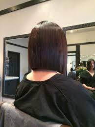Blunt Haircut Sleek Straight Asian Hair Hair Highlights Blunt Haircut Asian Hair