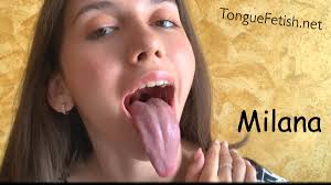 Tongue Fetish, sexy mouth on X