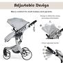 High Landscape Baby Stroller With Adjustable Handle from www.mommiesbestmall.com