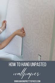 How To Hang Unpasted Wallpaper Wallpaper Bedroom Feature Wall Feature Wall Bedroom Feature Wall