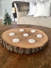Excited To Share The Latest Addition To My Etsy Shop Wood Slice Candle Holder Tea Light Holder Ru Wood Slice Candle Holder Wood Slice Decor Wood Slice Crafts