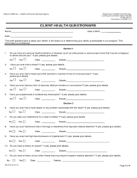 Before sharing sensitive information, make sure you&aposre on a federal government site. Health Questionnaire Form California Free Download