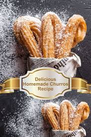 Delicious Homemade Churros Recipe Easy To Make Just Mix Ingredients And Fry Homemade Churros Homemade Churros Recipe Churros Recipe