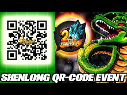 Dragon ball legends is celebrating its first year of existence. Dragon Ball Z Legends Shenron Qr Code 08 2021