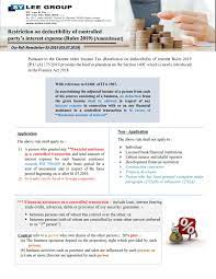 Section 11n power to exempt. Sy Lee Co Newsletter 33 2019 Restriction On Facebook
