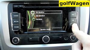 The rns315 head unit is the optional color touchscreen gps navigation system for volkswagen golf tdi and vw jetta tdi. Vw Radio Rns315 Hidden Service Menu Activate Developer Mode Service Menu Youtube