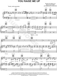 You raise me up lyrics: Josh Groban You Raise Me Up Sheet Music In A Major Transposable Download Print Sheet Music Music Theory Lessons Music
