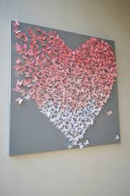 Romantic Home Decorating Ideas In Pink Color And Pastels For Valentine Day Butterfly Wall Art 3d Butterfly Wall Art Butterfly Wall Art Nursery