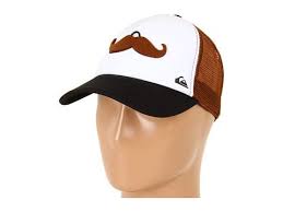 Mustache Trucker Hat America Hat Hats Quiksilver
