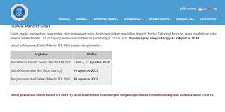 Bagaiman dengan besar biaya kuliah mahasiswa lewat jalur snmpt, sbmptn dan jalur sm itb? Pendaftaran Jalur Mandiri Itb Diperpanjang Simak Jadwal Dan Ketentuan Halaman All Kompas Com
