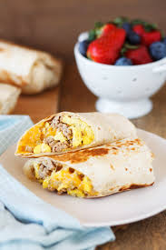 Egg Sausage Breakfast Burritos Made To Be A Momma