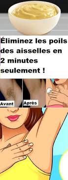 Eliminez Les Poils Des Aisselles En 2 Minutes Seulement Epilation Aisselle Soins Beaute Masques De Beaute