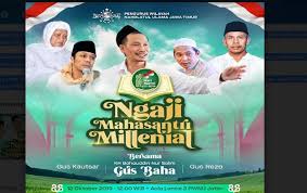 Gus kautsar terbaru bersama istri. Hari Santri Pwnu Jatim Gelar Ngaji Milenial Bareng Gus Baha News On Rcti