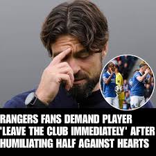 Rangers player criticized by fans