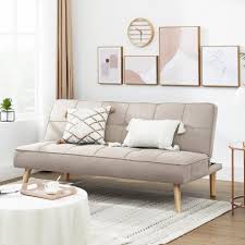 Unsere sofas und couches unter einer breite von 180cm passen in jeden noch so kleinen raum. Vasagle Schlafsofa Lcs701g01 Lcs701m01 Schlafcouch Bettsofa 175 X 83 X 76 Cm Ausklappsofa Fur Wohnheim Kleine Raume Beige Online Kaufen Otto