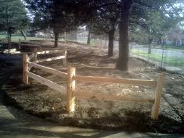 Rails placed narrow side up sag the least and are recommended for heavy fences and those with posts that are 6 feet or more apart. Pin By Dave Mckay On Landscape Split Rail Fence Rail Fence Rustic Gardens