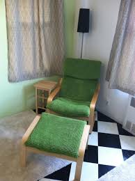 Ikea Hack Made A Slipcover For A Poang Chair W Toftbo Bathmats Furniture Home Decor Furniture Makeover