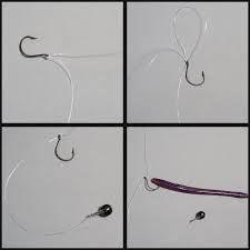 Fold the route to the middle or half of the rope and place it in a hook direction with the end pointing to the left of the hook. How To Tie A Drop Shot Rig For Bass Fishing Fishing Rigs Bass Fishing Drop Shot Rig