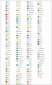 Lithology Color Chart Geomem Ltd Geological Software