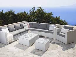 We provide beautiful, high quality garden furniture suited to any size and style of space. Rattan Garden Furniture Set Toskana Xxl Rattan Lounge For Garden Or Terrace Couch Rattanlounge White Supply24