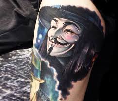 Remember The 5th Of November With These Guy Fawkes Mask Tattoos Vendetta Tattoo V For Vendetta Tattoo V For Vendetta