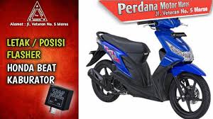 Sebelumnya pada vario 110 karbu, honda menggunakan mesin berkompresi 10,7:1 dan berpendingin cairan. Letak Posisi Flasher Honda Beat Kaburator Cute766