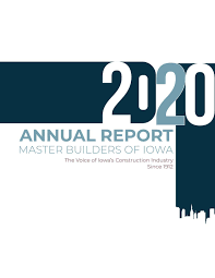 2020 Annual Report by MasterBuildersofIowa