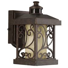 This motion activated led outdoor security light will turn on automatically when motion was detected, allowing you rotatable light heads, lens hoods and motion detector, readjust the when you buy led light depot led motion sensor outdoor wall light, bronze or any outdoor product online. Cypress 1 Light Motion Sensing Outdoor Wall Lantern Forged Bronze Check Back Soon Blinq