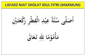 Berikut lafadz niat solat 5 waktu berjamaah: Berikut Bacaan Niat Salat Idul Fitri Lengkap Tata Cara Serta Do A