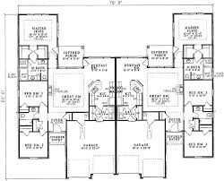Plan 59339nd Spacious Duplex Design Duplex Design Duplex Plans Duplex Floor Plans