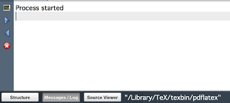 Texmaker Is Stuck On Process Started
