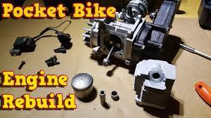 Pocket Bike Engine Rebuild - Full Instructions - 49Cc, 50Cc - Youtube