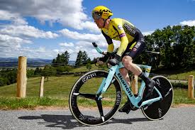 Primoz roglic of slovenia in action. Wout Van Aert Flies To Win Dauphine Tt Bianchi