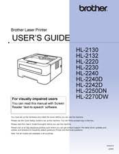 Seleccione la versión del so. Brother Hl 2130 Manuals Manualslib