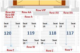 Dallas Mavericks Seating Chart American Airlines Center