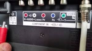 Audio input left (or mono). How To Connect Your Wii To Tv Audio Visual Inputs Youtube
