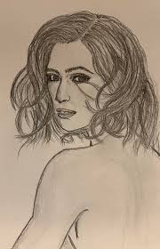 How I draw using only my mouth.... I received many requests