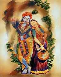 True Love Krishna Radha Painting Krishna Painting Krishna Art