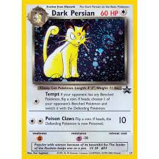 The most common way to organize pokemon cards is by set. Dark Persian 17 Wotc Holo Black Star Promo Pokemon Card Near Mint Tcg
