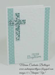 Create custom baptism invitation cards, thank you cards, photo invitations, response cards & baptism keepsakes. Stampin Up Baptism