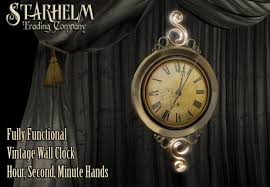 Second Life Marketplace Victorian Steampunk Vintage Clock About 2% of these are wall clocks, 0% are desk & table clocks.