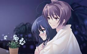 Anime wallpapers hd full hd hdtv fhd 1080p 1920x1080 sort. Anime Boy And Girl Hd Desktop Wallpaper Widescreen High Definition Fullscreen
