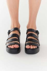 Camper misia platform wedge sandal, main, color, new black leather. Camper Leather Camper Misia Strappy Platform Sandal Lyst