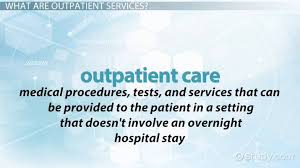 What Is Outpatient Care Definition Examples Video Lesson Transcript Study Com