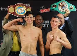 Ryan garcia is an american professional boxer who competes in the super featherweight division. Photos Ryan Garcia Jayson Velez Get Tense At Official Weigh In Boxing News