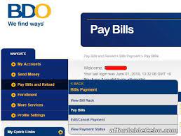 Using your atm debit card, select other services > activate electronic. How To Pay Bdo Credit Card Bill Online Banking 30923