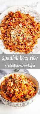 This Spanish Rice With Beef Is So Good Perfect To Serve On Its Own Or As A Side Dish And All In One Rice Side Dishes Beef Recipes For Dinner Beef