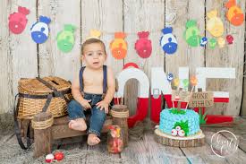 O Fish Ally One Cake Smash First Birthday Session Christy Co Photography 1st Boy Birthday Fishing Themed Birthday Party Fishing Birthday Party